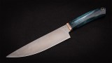 Авторский кухонный набор София (порошковая сталь М390, стабилизированная карельская береза.), фото 3