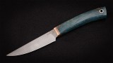Авторский кухонный набор София (порошковая сталь М390, стабилизированная карельская береза.), фото 6