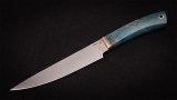 Авторский кухонный набор София (порошковая сталь М390, стабилизированная карельская береза.), фото 4
