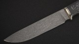 Нож Барс (D2, стабилизированный чёрный граб, темлячный пин, инкрустация барс), фото 2