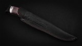 Нож Оберег (D2, стабилизированная карельская береза, дюраль, долы-камень), фото 5