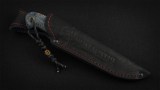 Нож Соболь (S390, вставка - клык моржа, стабилизированная карельская береза), фото 6