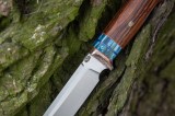Нож Тайга (S90V, макуме, стабилизированный зуб мамонта, айронвуд, формованные ножны), фото 4