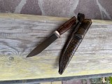 Нож Варан (QPM-53, макуме, айронауд, формованные ножны), фото 3