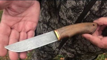 Обзор ножа Охотник на охоте.Универсальный нож.Ножевая мастерская 